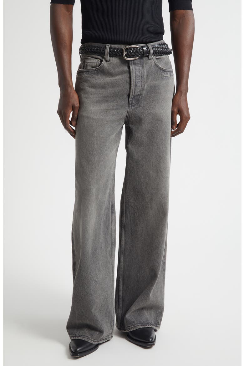 Journey Parker Wide Leg Jeans, Main, color, GREY