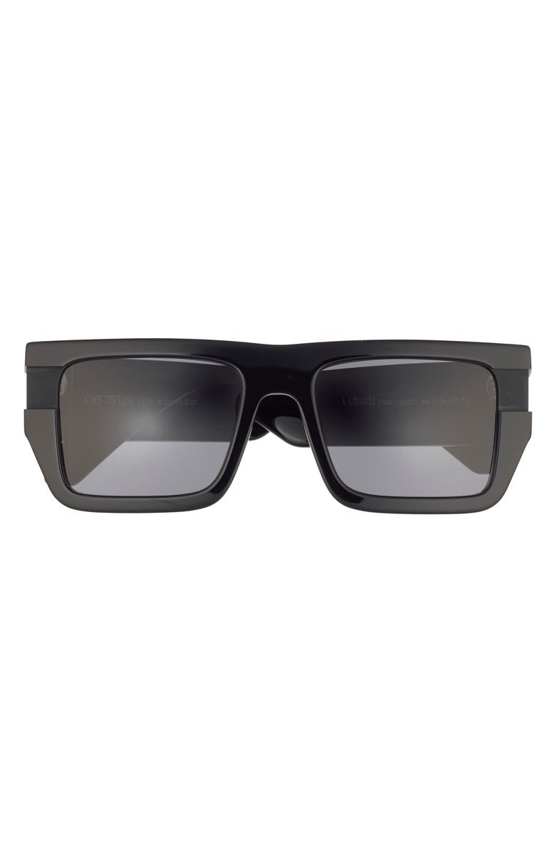 Off-White Chester 54mm Square Sunglasses, Main, color, Black Dark Grey