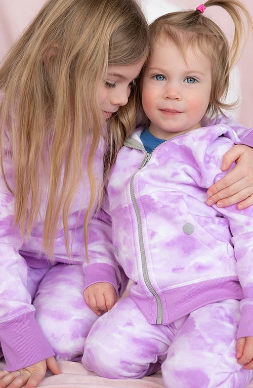 Mightly Organic Cotton Fleece Pocket Joggers In Pink