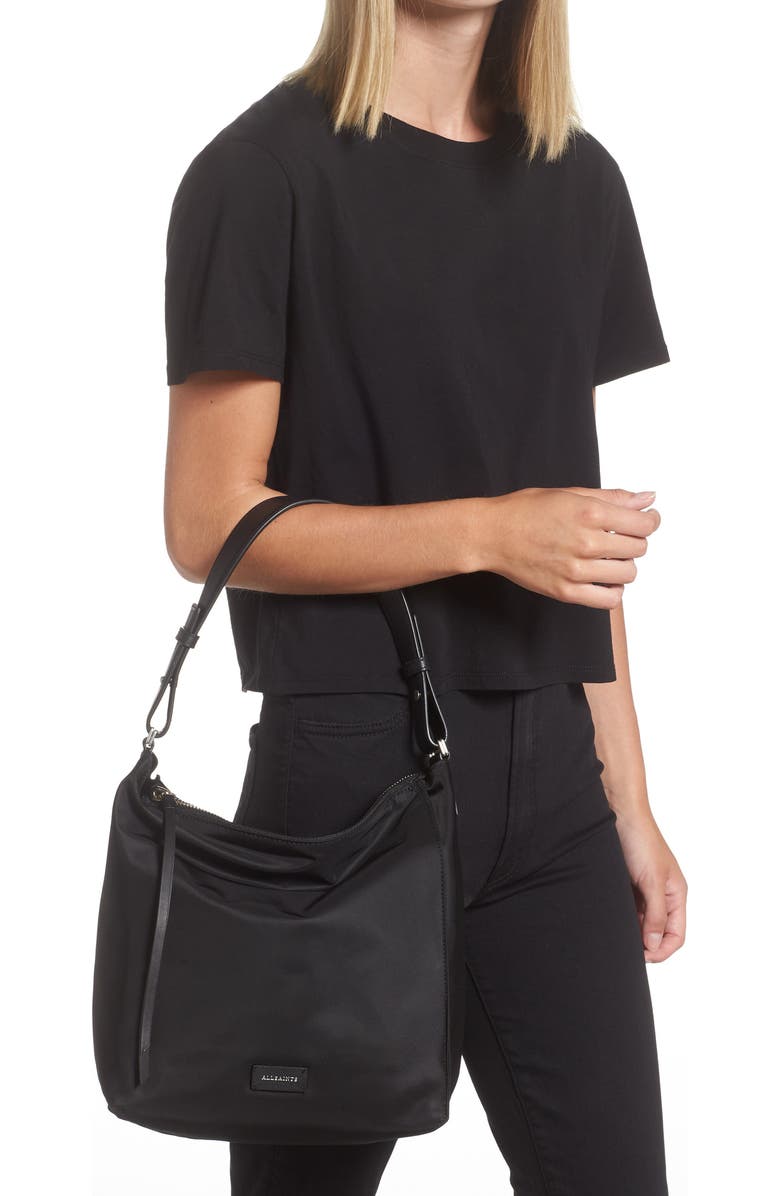 AllSaints Nilo Kita Nylon Shoulder Bag, Alternate, color,