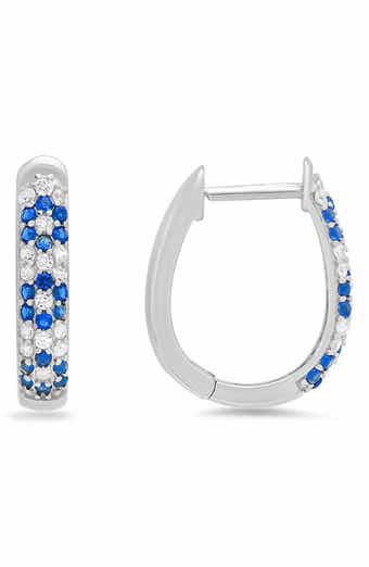 Petite Floral Hoop Earrings
