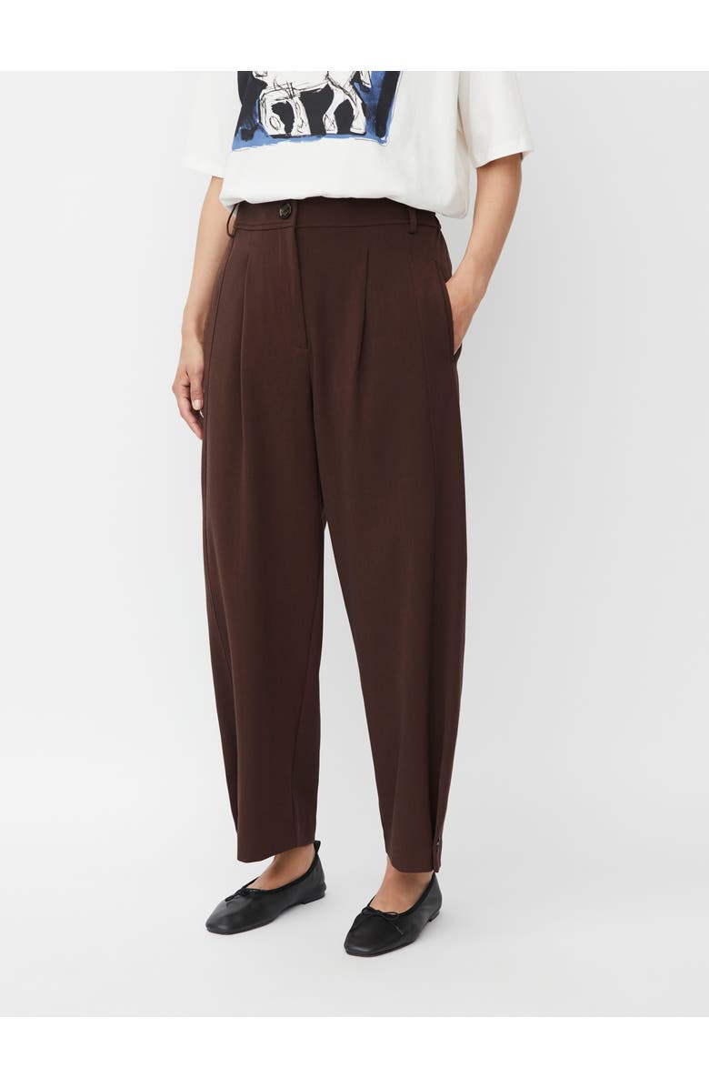 Masai Copenhagen MaPunna High Waisted Cropped Pants, Main, color, Sh. Chocolate