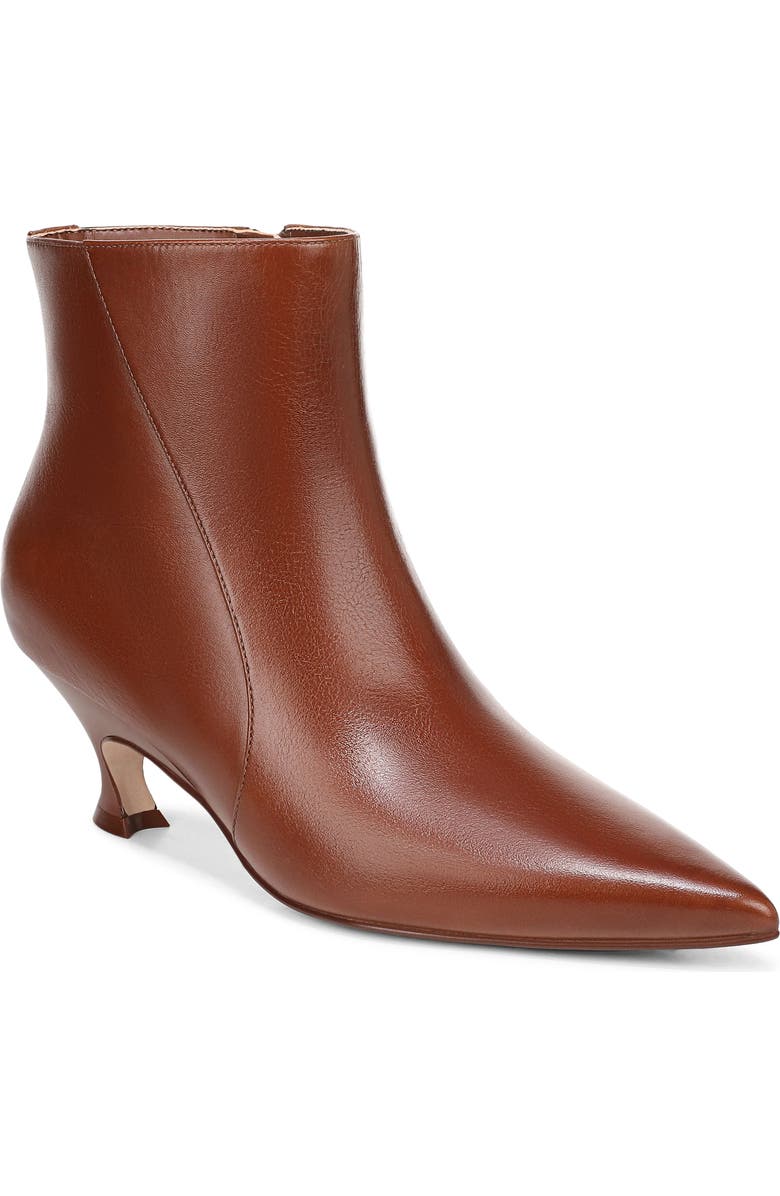 27 EDIT Naturalizer Patrese Pointed Toe Kitten Heel Bootie, Main, color, Caramel Brown