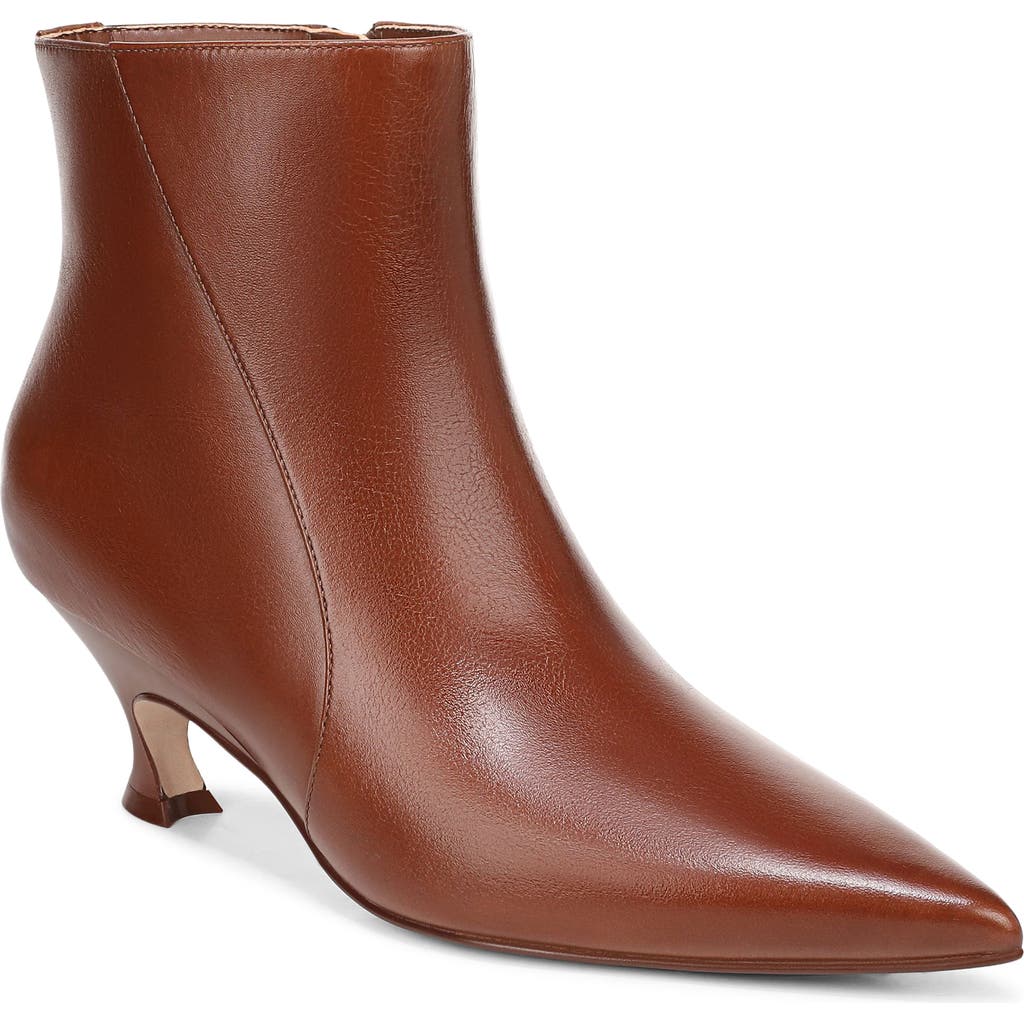 27 Edit Naturalizer Patrese Pointed Toe Kitten Heel Bootie In Brown