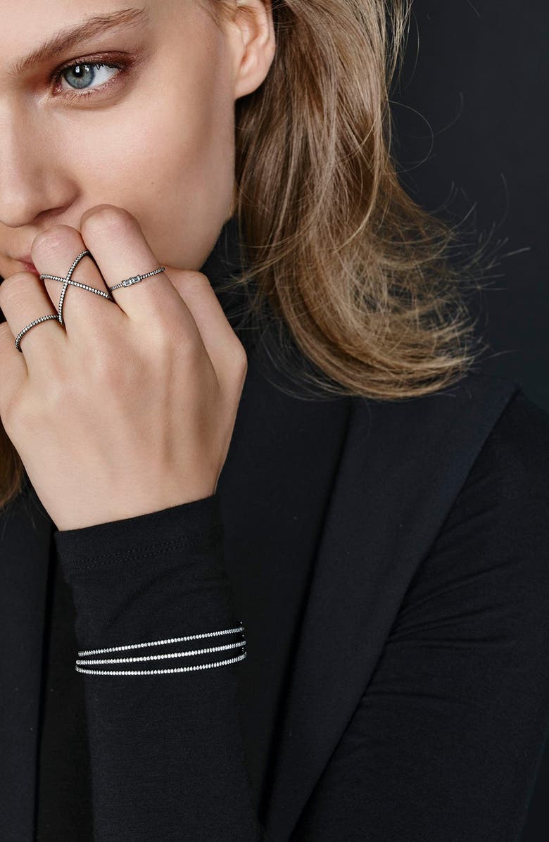 Bony Levy Crossover Diamond Ring, Alternate, color, 