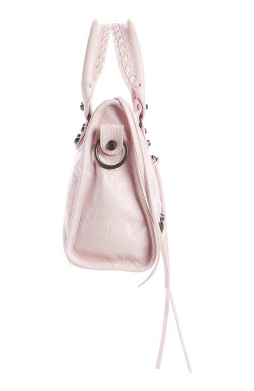 Balenciaga Small Le City Leather Satchel In 5723 Petal Pink
