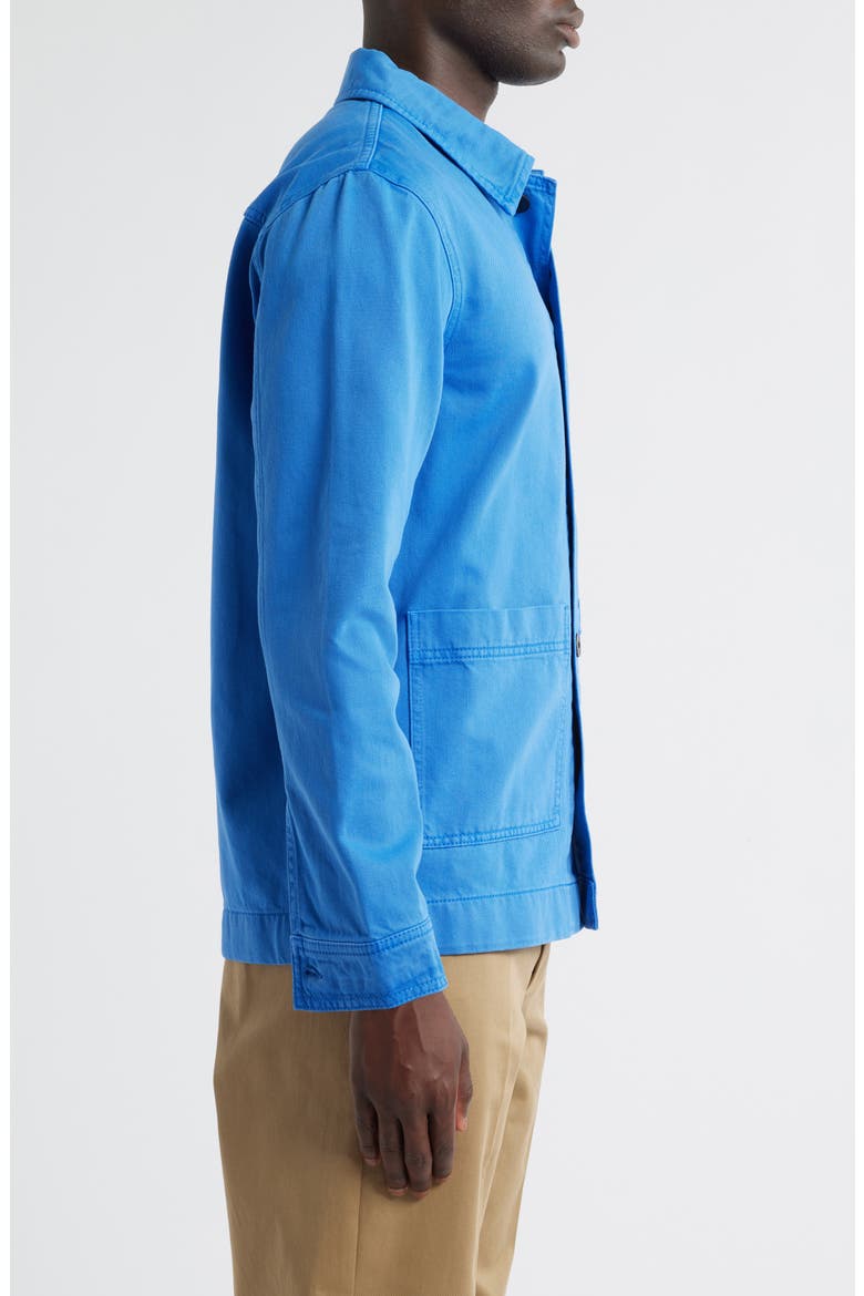 1874 Ollie Organic Cotton Denim Button-Up Overshirt, Alternate, color, BLUE QUARTZ