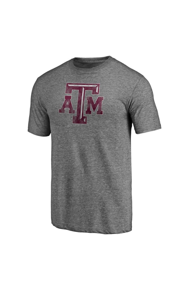 FANATICS Men's Fanatics Gray Texas A&M Aggies Classical Primary Logo Tri-Blend T-Shirt, Alternate, color,