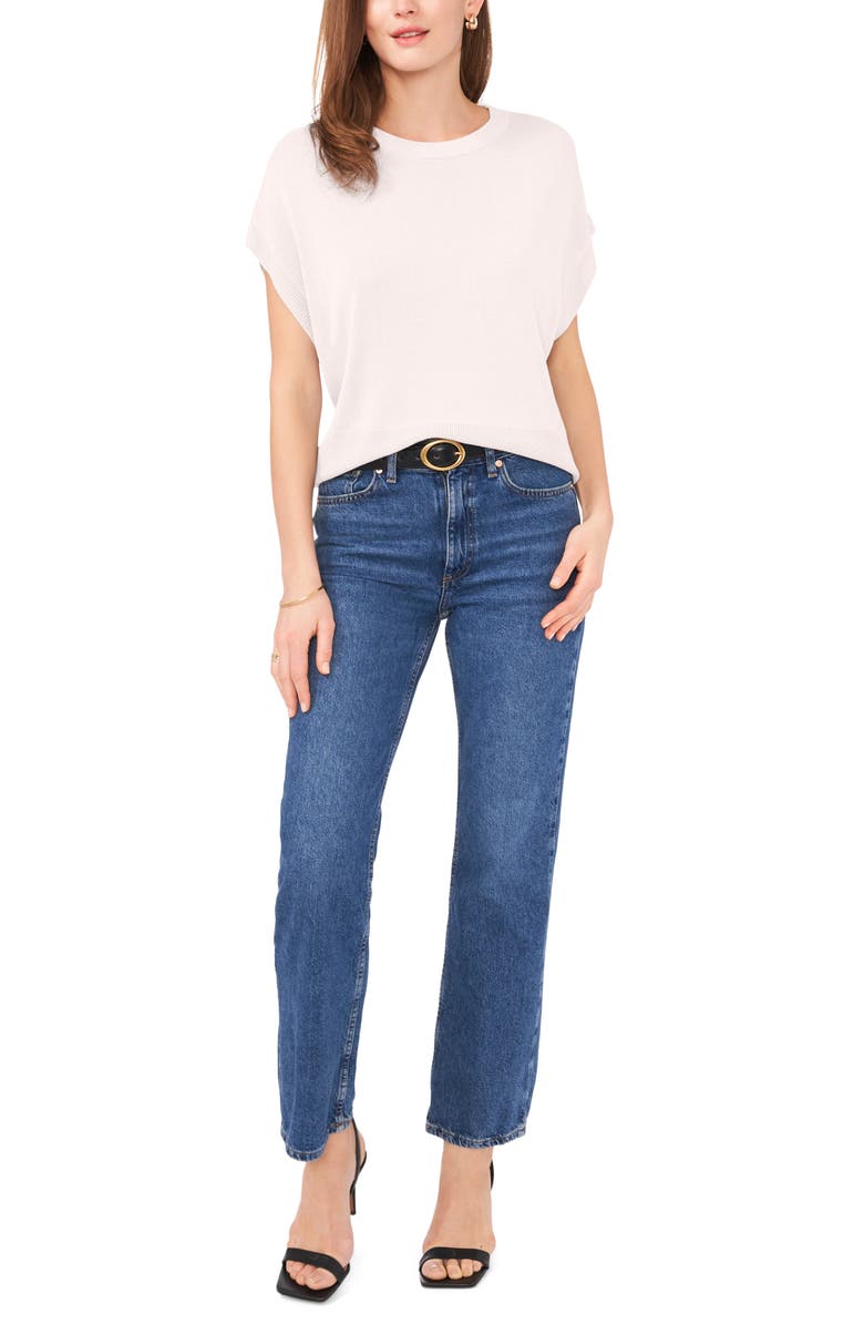 Short Sleeve Crewneck Sweater