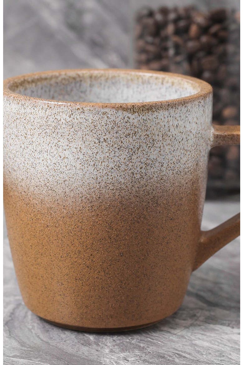 Vince Stoneware 4-Piece Mug Set, Alternate, color, Brown
