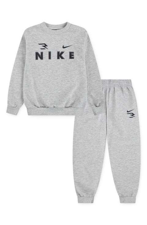 Kids' Triple Logo Sweatshirt & Joggers Set (Little Kid & Big Kid)