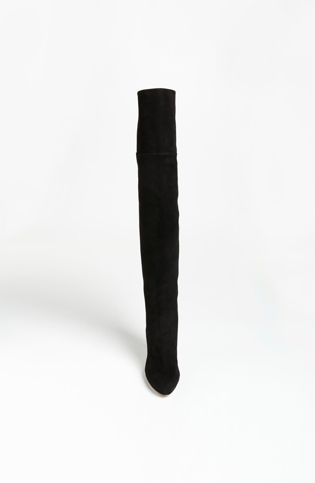 'Gypsy' Over the Knee Boot, Alternate, color, BLACK
