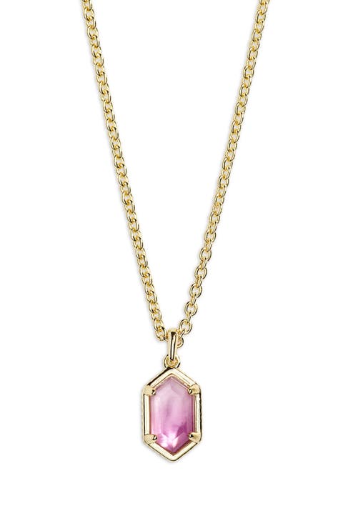 Hallie Short Pendant Chain Necklace