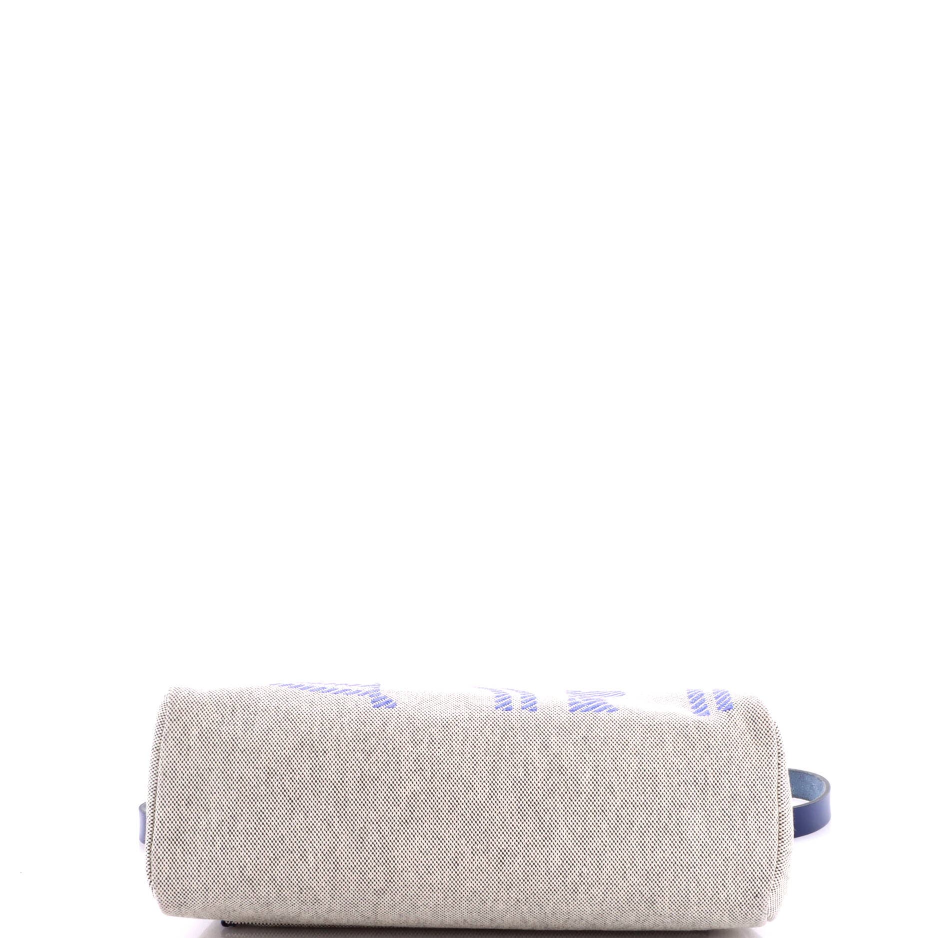 Herbag Zip Relief Brides de Gala Toile and Leather 31, Alternate, color, Blue