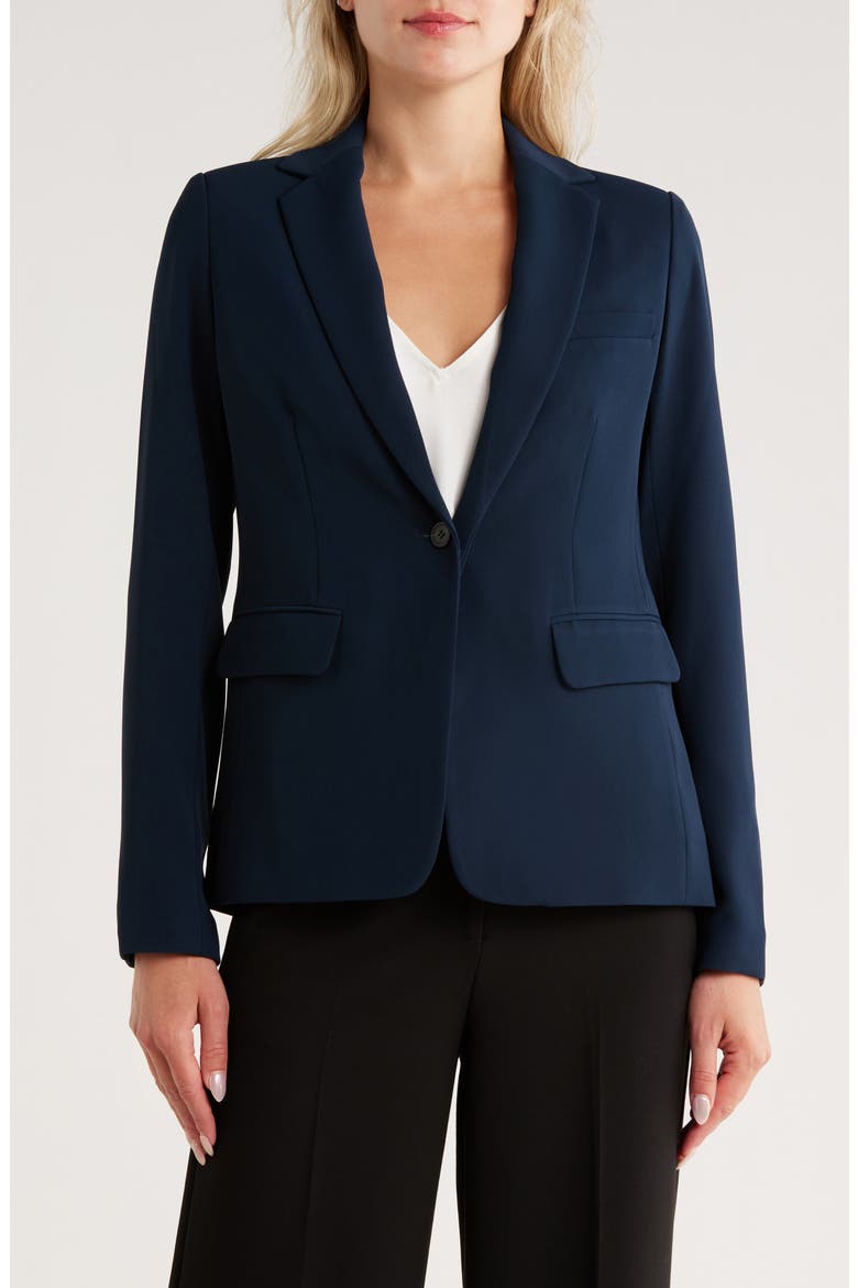 Soft Suiting Blazer, Main, color, COASTAL