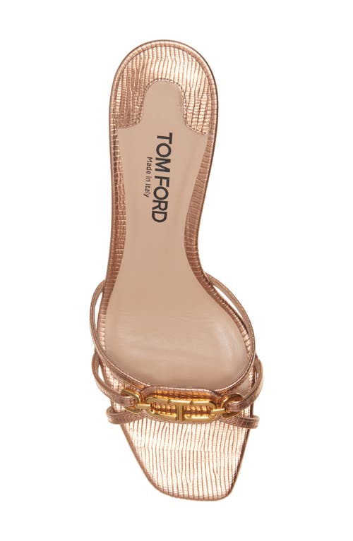 Tom Ford Whitney Mule In Rose Gold