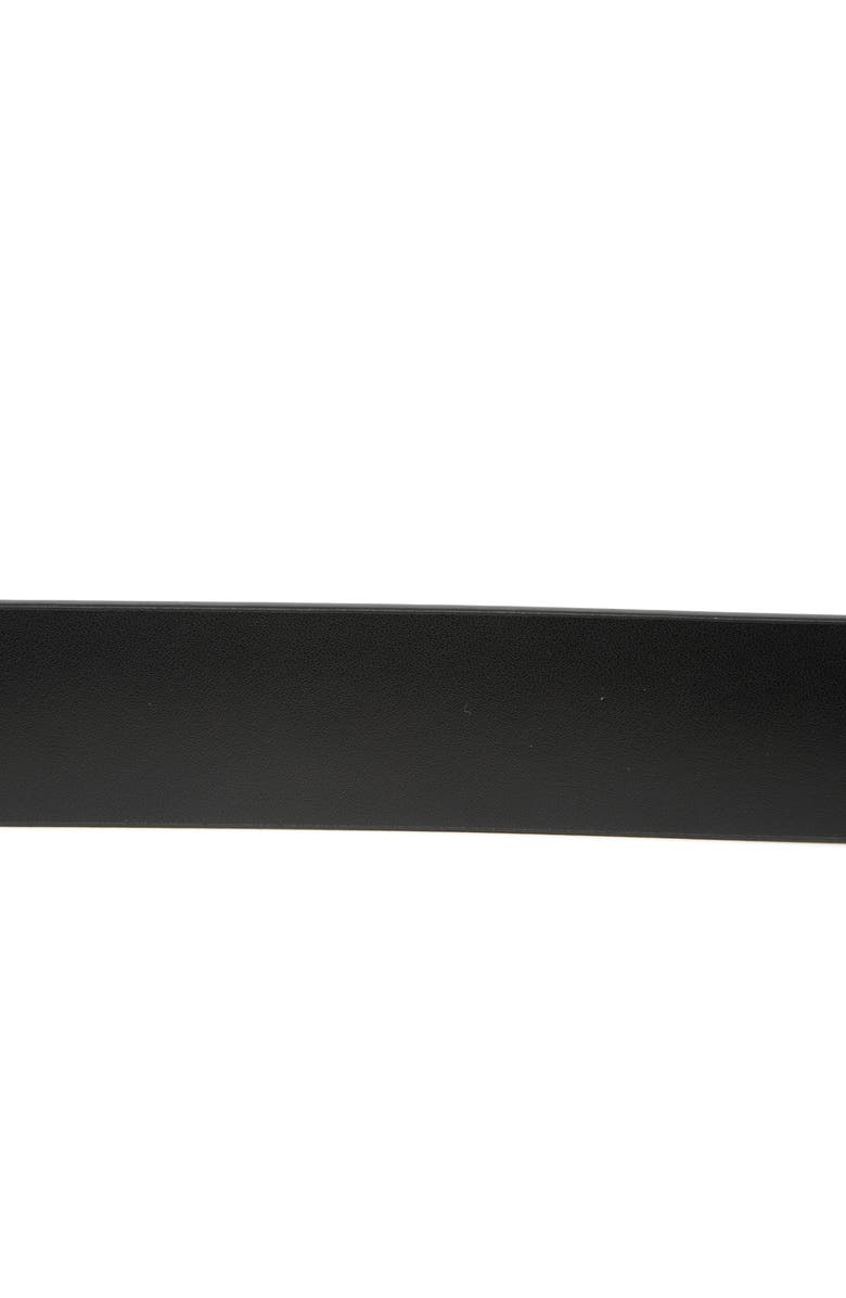 Sam Edelman Monogram Swivel Leather Belt, Alternate, color, Black/ Brown