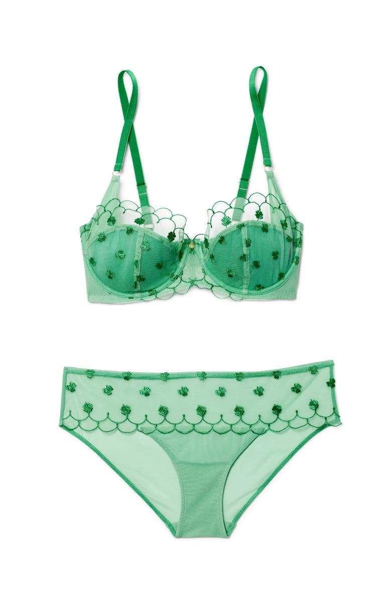 Adore Me Bettie Hipster Panties, Alternate, color, Medium Green