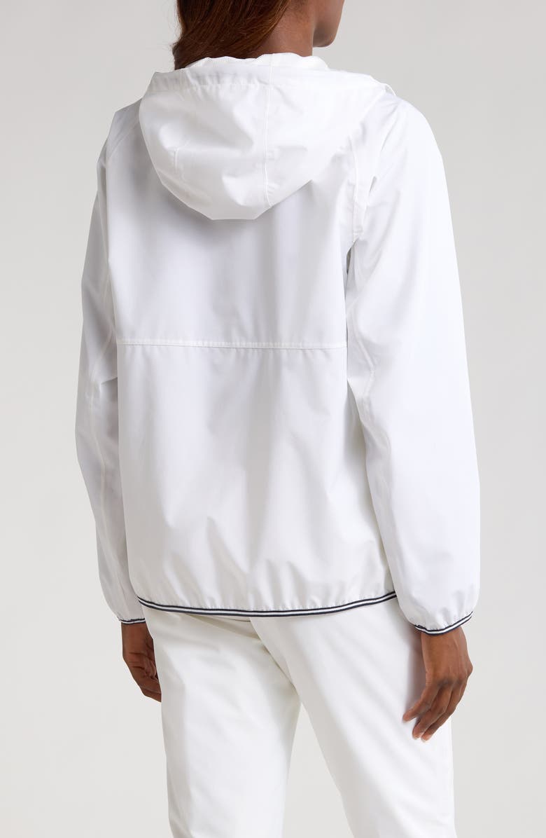 Helly Hansen Koster Waterproof Hooded Rain Jacket, Alternate, color, 001 White