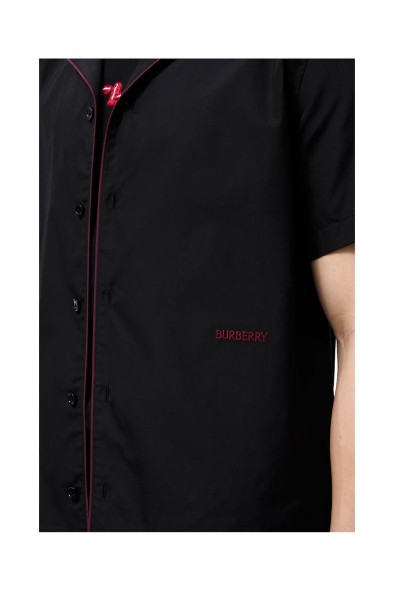 Relaxed Fit Knight Heart Cotton Shirt, Alternate, color, Black