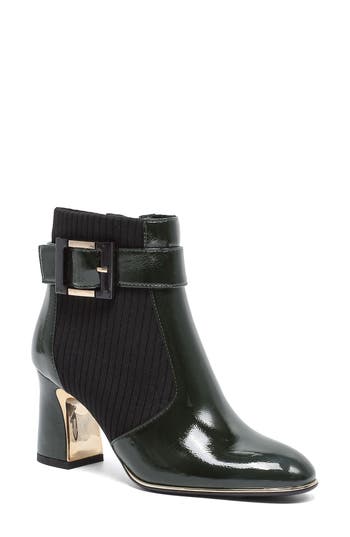 Ninety Union Tuscani Side Zip Bootie In Green