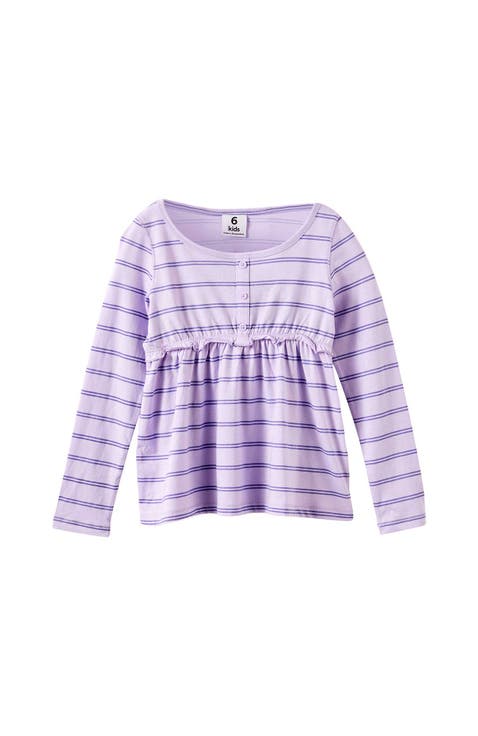 Kid's Long Sleeve Jersey Babydoll Top