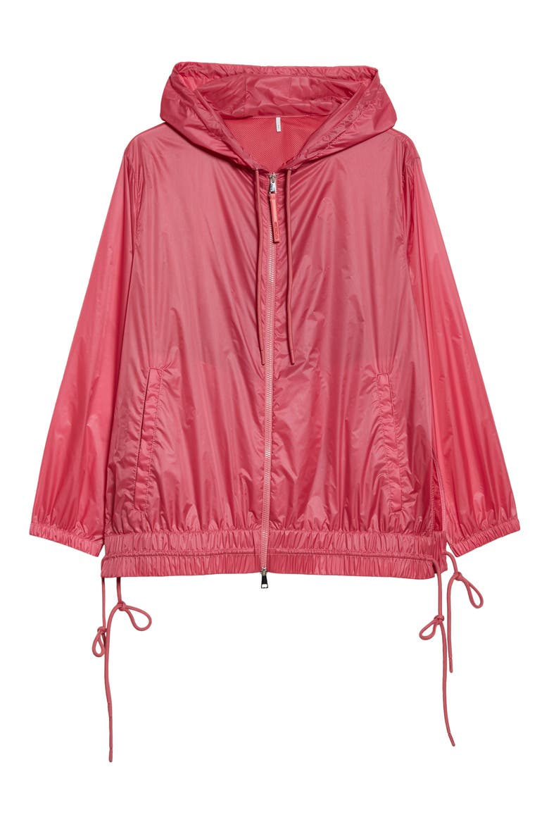 Pointu Nylon Ripstop Hooded Jacket, Alternate, color, PINK