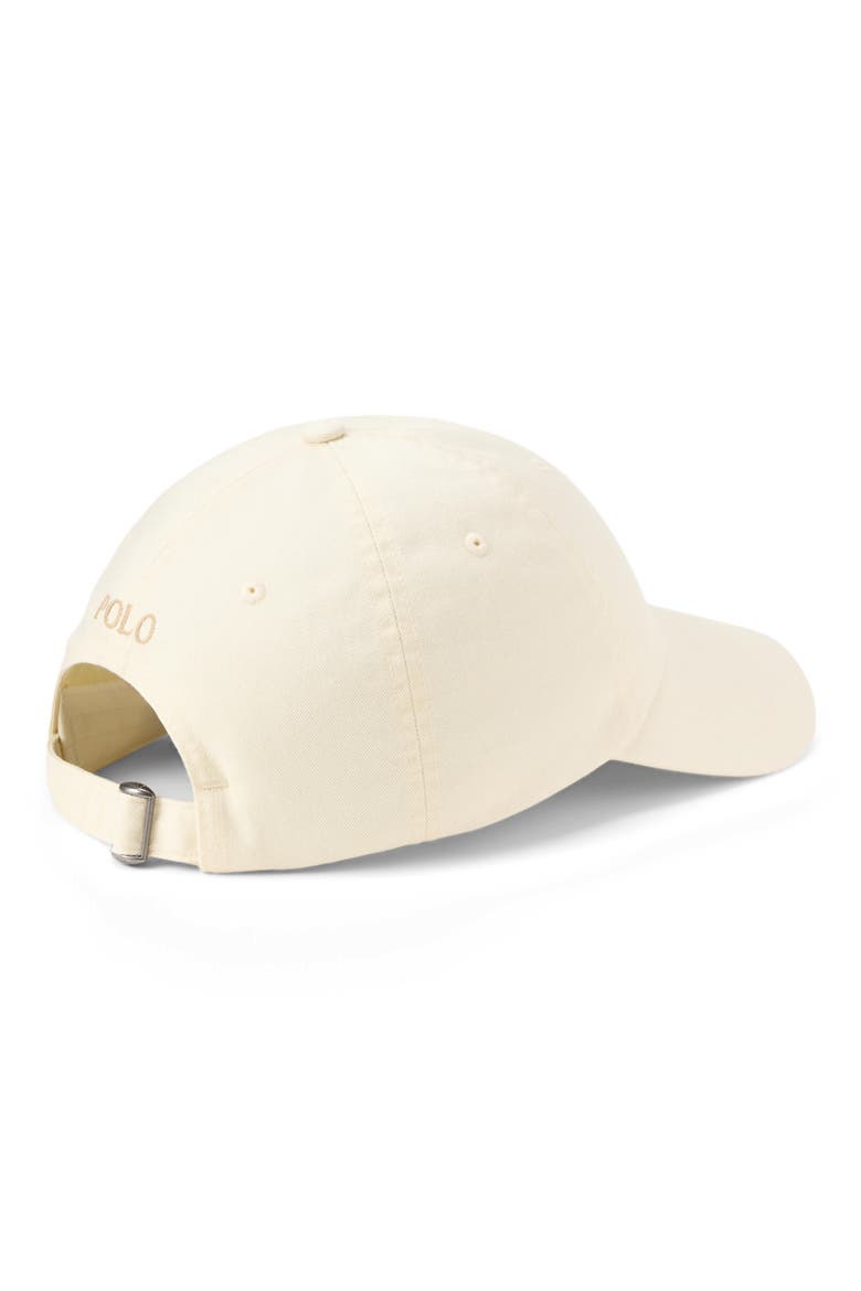 POLO RALPH LAUREN キャップ ベージュ オフホワイト 59cm Polo Ralph Lauren The Iconic Cotton Chino Baseball Cap (Men