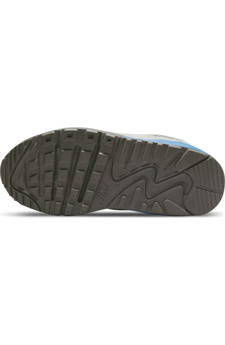 Nike Kids' Air Max 90 Sneaker, Alternate, color, White/ White/ Grey/ Pewter