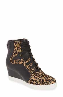Linea Paolo Fleur Wedge Sneaker