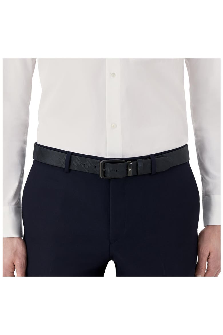 Reversible Leather Belt, Alternate, color, BLACK