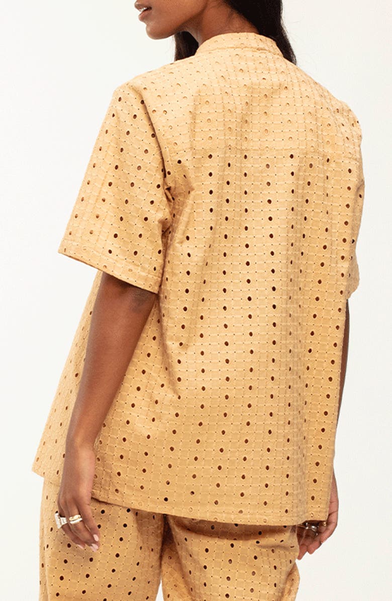 DIARRABLU Eshe Eyelet Shirt, Alternate, color, 
