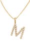  Gold Vermeil Initial M