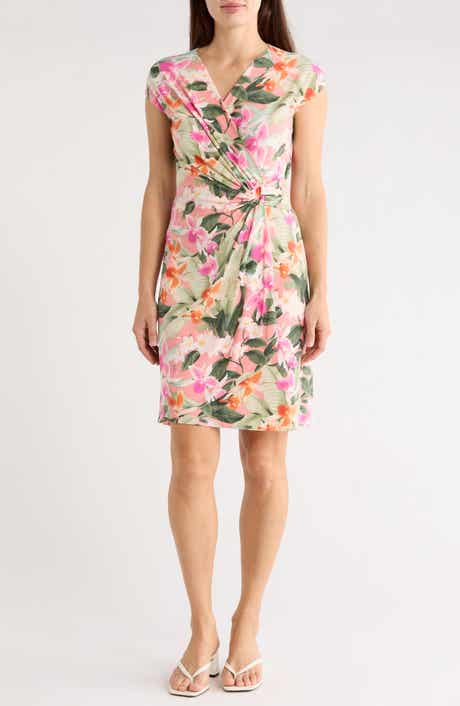 Tommy Bahama Clara Legacy Bloom Front Twist Dress