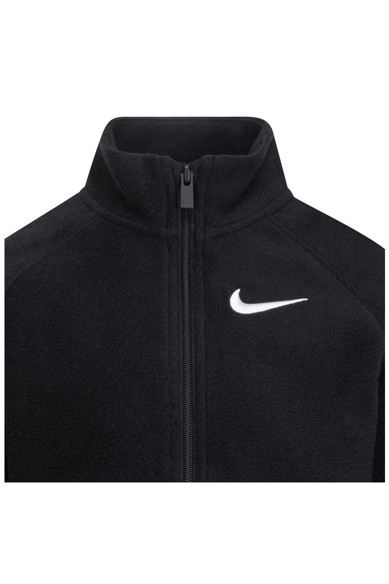 Kids' Fleece Jacket, Alternate, color, BLACK