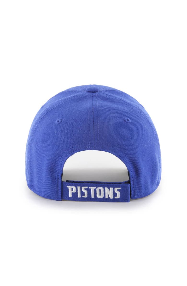 '47 Men's '47 Blue Detroit Pistons MVP Clean Up Adjustable Hat, Alternate, color, Blue