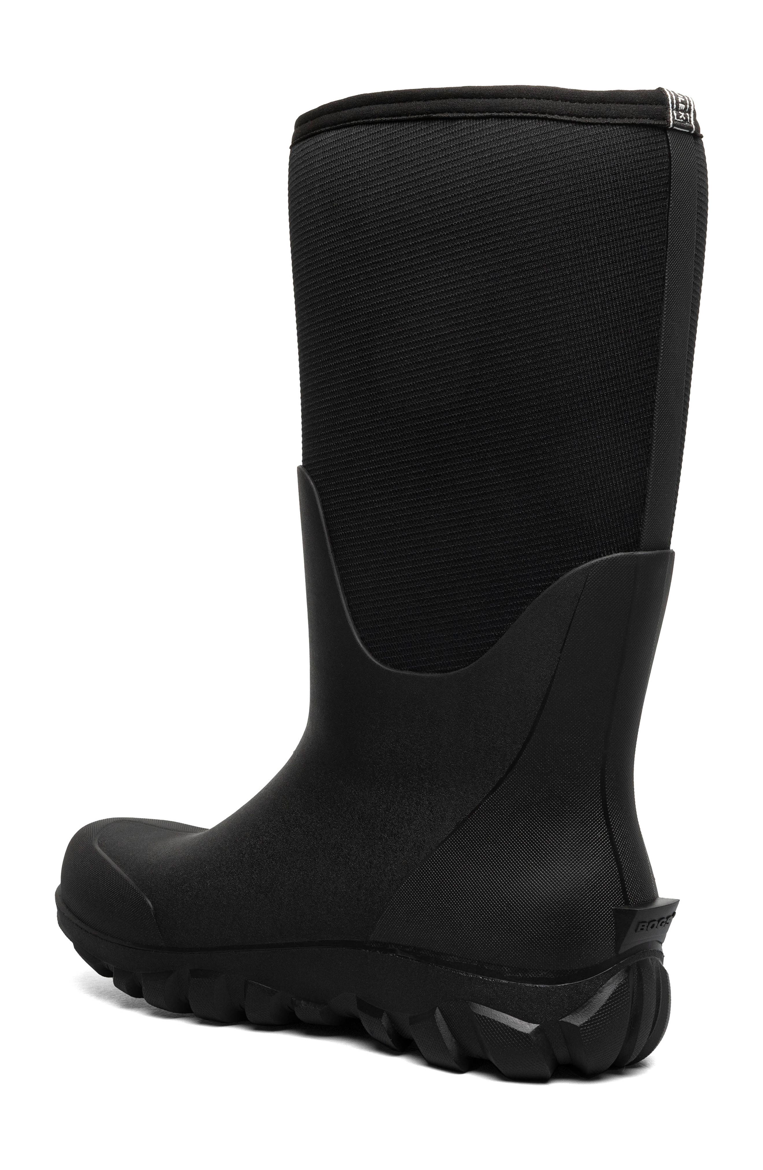 Bogs Classic Seamless Tall Waterproof Boot, Alternate, color, Black