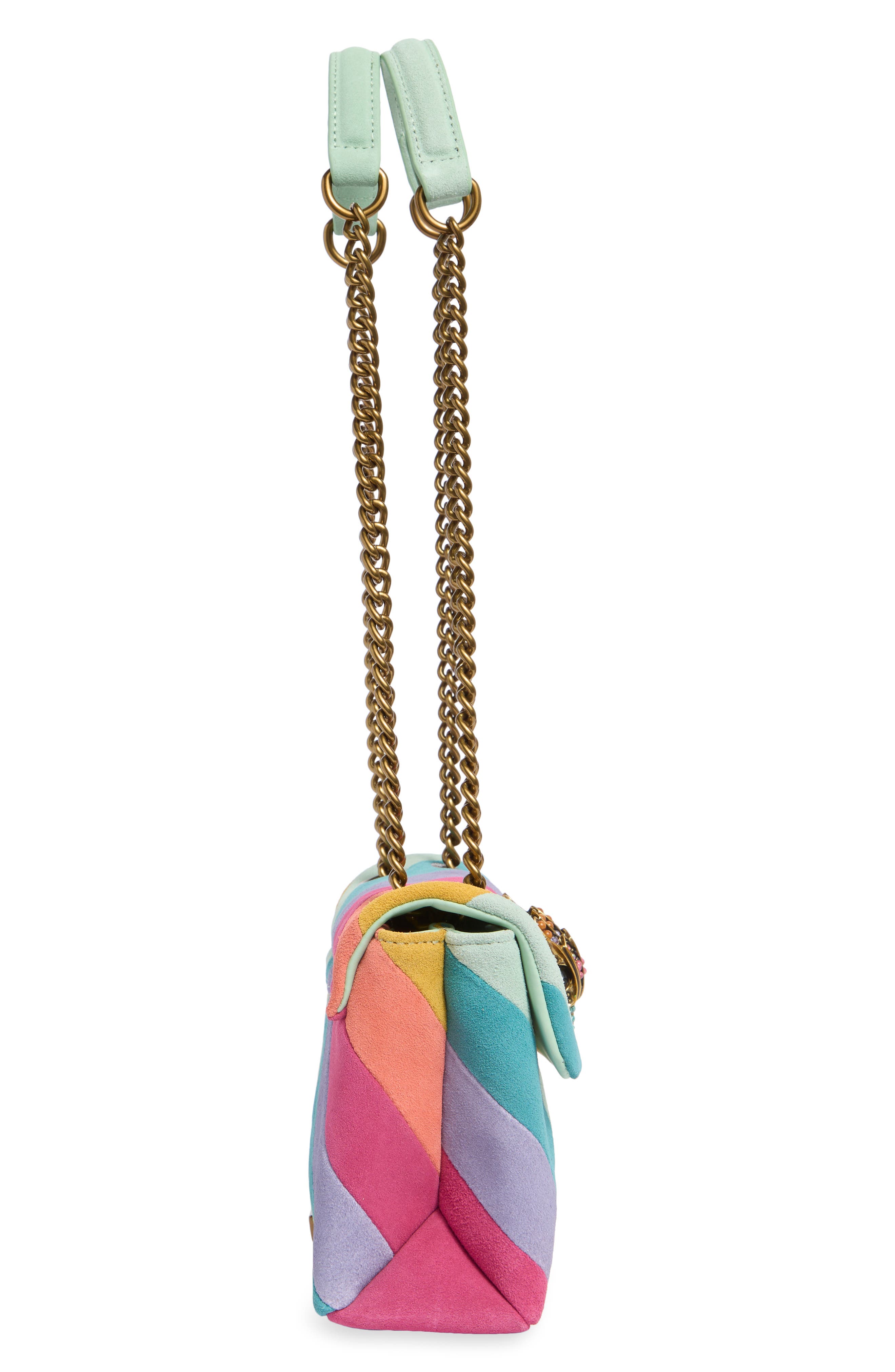 Kensington Leather Crossbody Bag, Alternate, color, RAINBOW MULTI