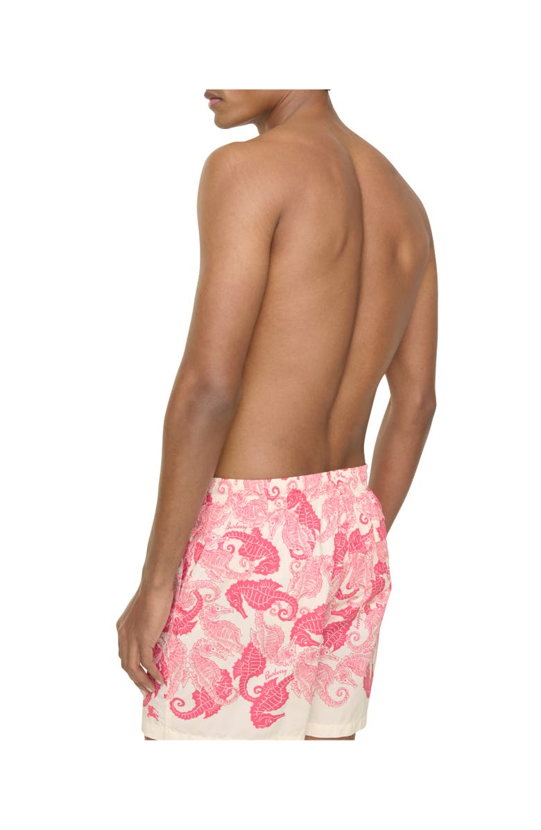 Burberry Seahorses Swim Shorts, Alternate, color, Azalea Pink