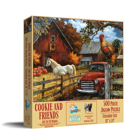 Cookie and Friends 500 piece Jigsaw Puzzle for Adults