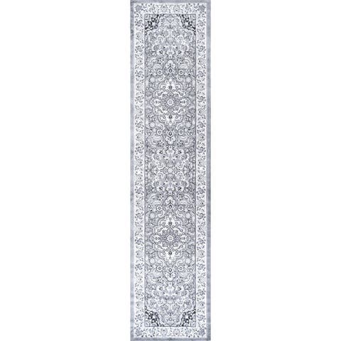 Palmette Modern Persian Floral Area Rug