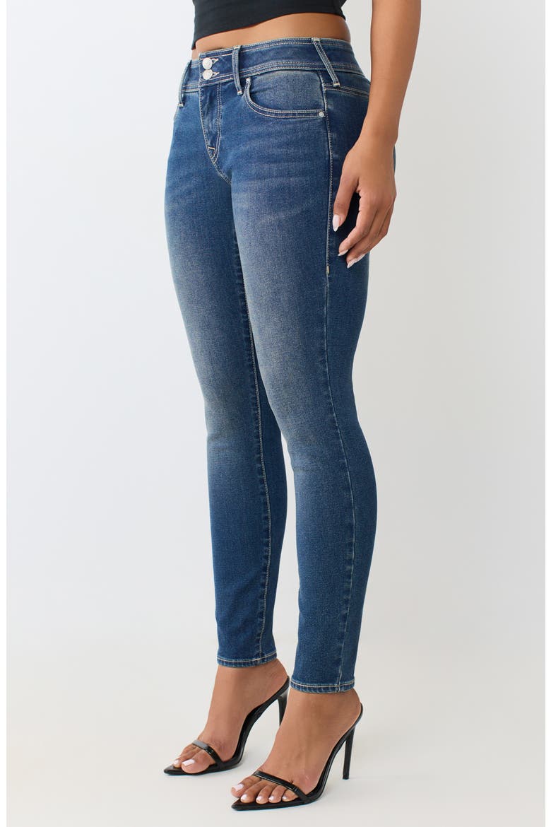 Jennie Double Button Super Skinny Jeans, Alternate, color, DARK LUNAR SHADOW WASH