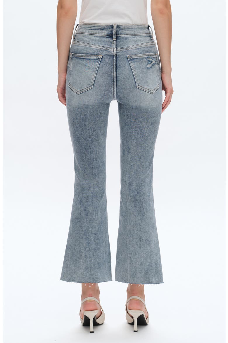 High Waist Flare Jeans, Alternate, color, ICE BLUE
