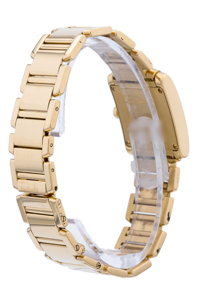 Watchfinder & Co. Cartier Preowned Tank Francaise Diamond Bracelet Watch, 25mm, Alternate, color, 