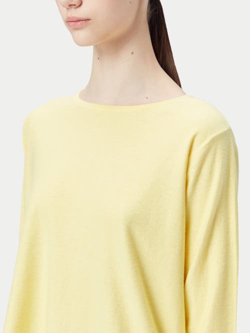 Gobi Mongolian Cashmere Boatneck Cotton Silk Cashmere Blend Sweater
