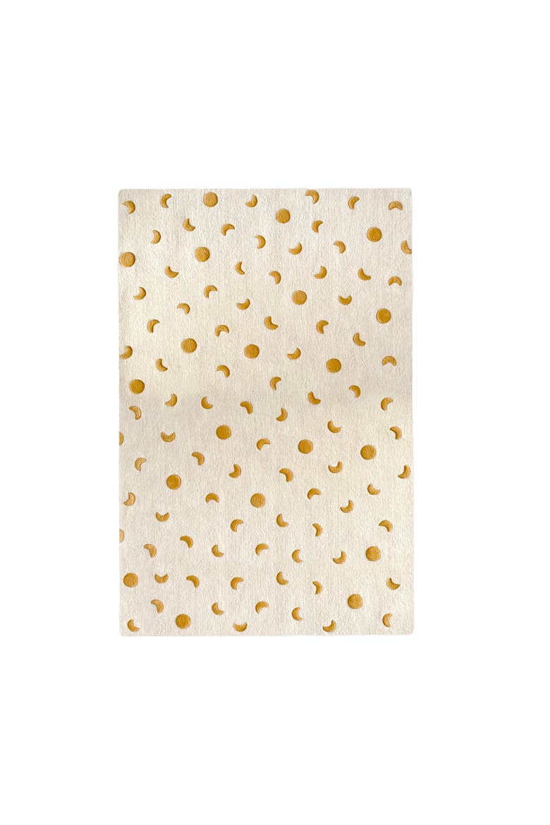 Moons rug, Main, color, Cream / Gold
