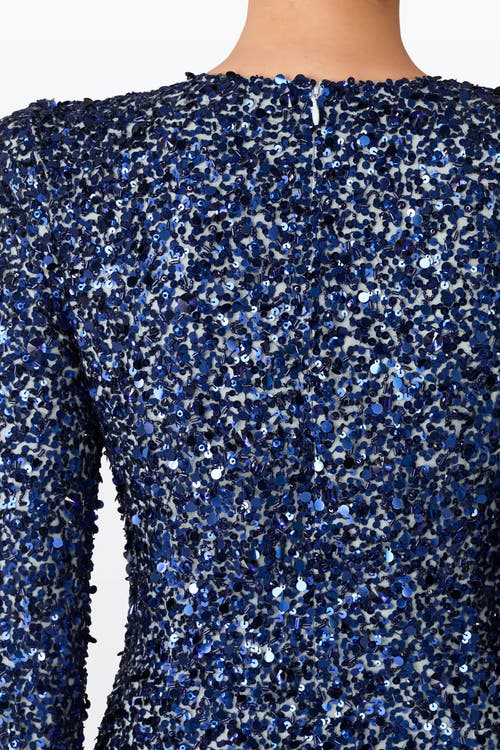 Jenny Packham Marie Maxi Dress In Blue
