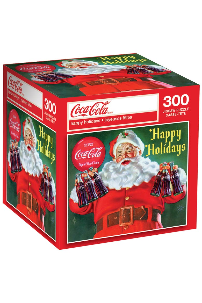Coca-Cola Happy Holidays 300pc Puzzle, Main, color, Multicolor