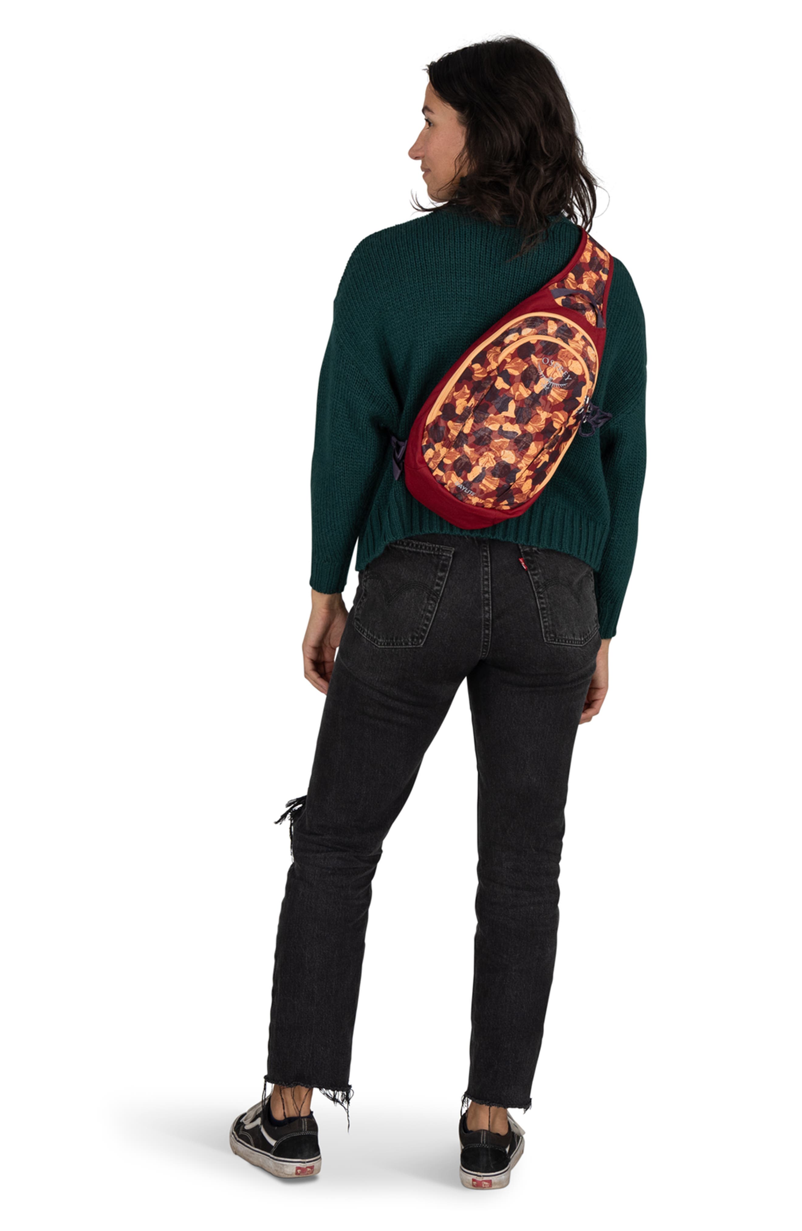 Osprey Daylite 6-Liter Sling Bag, Alternate, color, Liquify Print/ Kakio Pink