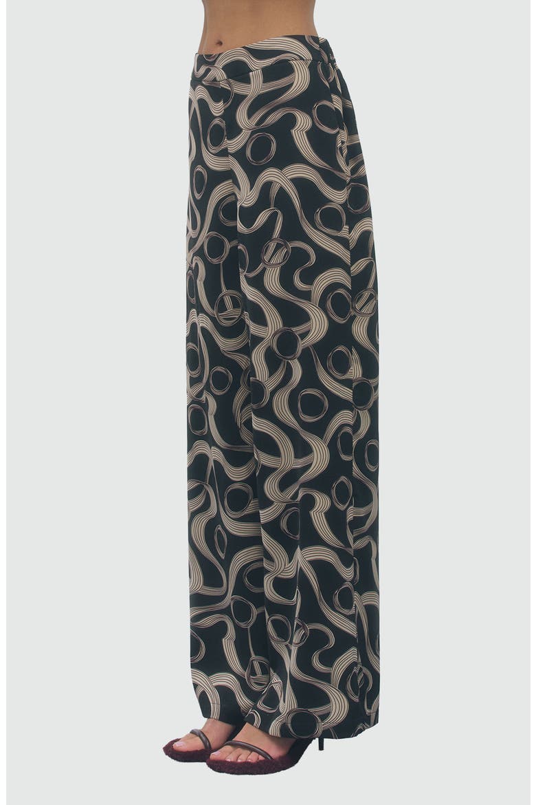Hayden Wide Leg Pants, Alternate, color, BLACK BEIGE